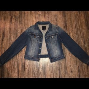 Jessica Simpson denim jacket.
